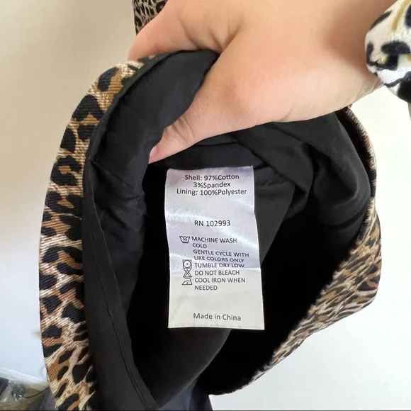 Marissa Webb Carly Canvas Brown Leopard Belted Dress - Picture 12 of 12